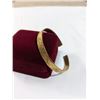 Image 2 : VINTAGE GOLD TONE OPE CUFF BANGLE, HALLMARK