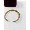Image 3 : VINTAGE GOLD TONE OPE CUFF BANGLE, HALLMARK