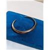 Image 1 : LILI CLASPE GOLD TONE OPEN CUFF BANGLE BRACELET