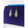 Image 1 : PAIR OF STERLING SILVER MOTHER OF PEARL EARRINGS