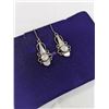 Image 2 : PAIR OF STERLING SILVER MOTHER OF PEARL EARRINGS