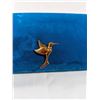 Image 1 : GOLD PLATED ON STERLING SILVER (TESTED) HUMMING BIRD PIN
