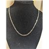 Image 1 : 925 STERLING SILVER FANCY DESIGN CHAIN NECKLACE 16" LENGTH
