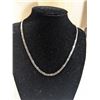 Image 2 : 925 STERLING SILVER FANCY DESIGN CHAIN NECKLACE 16" LENGTH