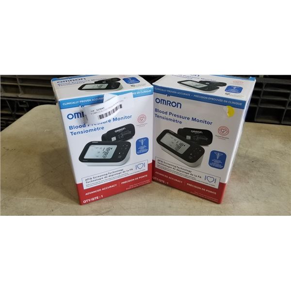2 OMRON BLOOD PRESSURE MONITORS