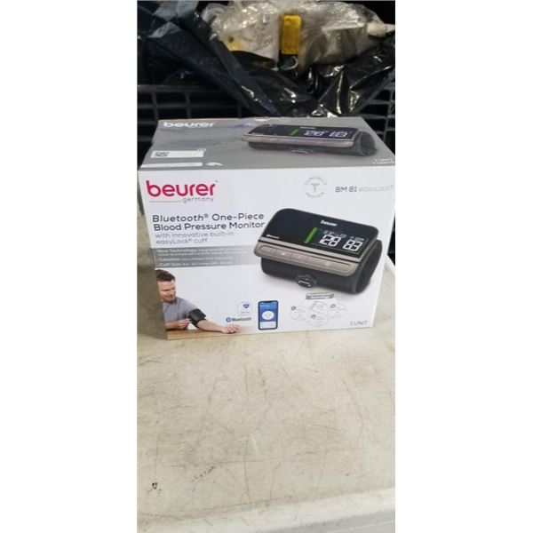 BEURER GERMANY BLUETOOTH ONE-PIECE BLOOD PRESSURE MONITOR