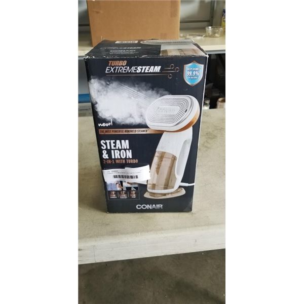 CONAIR STEAM & IRON 2 IN 1 WITH TURBO