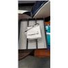 Image 3 : BOX OF KITCHEN ITEMS INCLUDING MADESMART SILVERWARE TRAY, BOWLS, PLATES, PAPERTOWEL, NAPKINS ETC