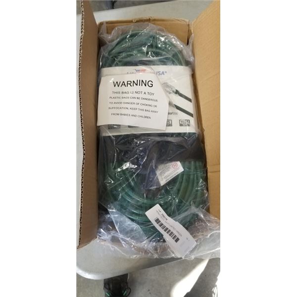 HEAVY DUTY 100 FT LIGHTED GREEN EXTENSION CORD. 14AWG/3C