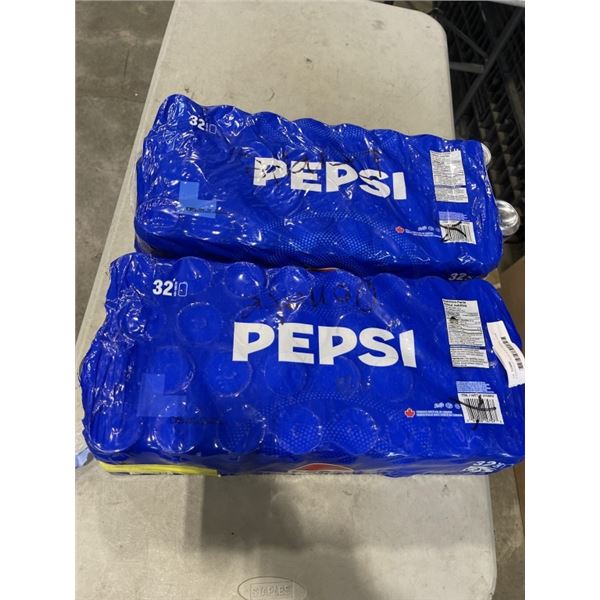 2 32PACKS OF PEPSI SOFT DRINKS, SOME MAY BE MISSING