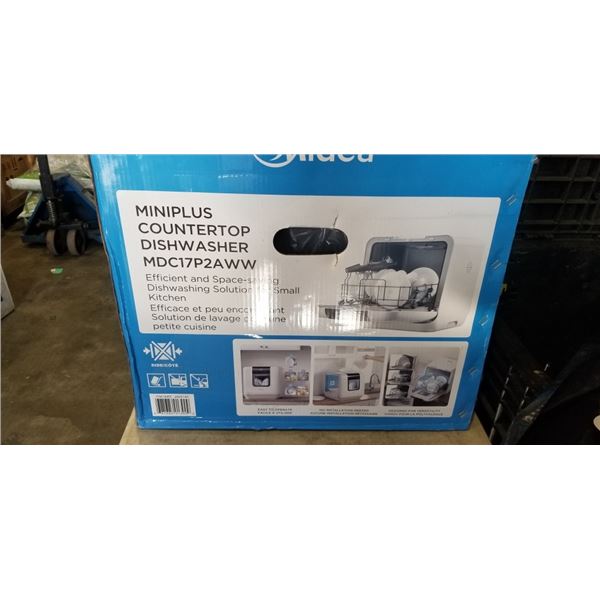AS NEW MIDEA MINIPLUS COUNTERTOP DISHWASHER