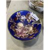 Image 3 : 2 CLOISSONE STYLE BOWLS AND SQAURE PORCELAIN SERVING BOWL