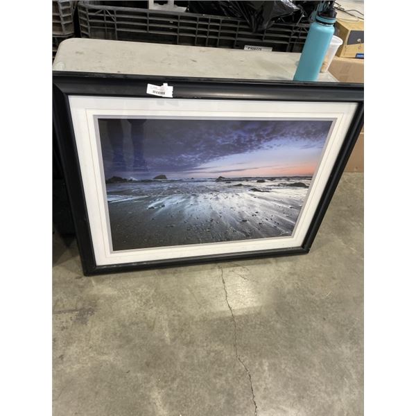 JOSEPH ROWLAND TIDE RUNS OUT FRAMED SIGNED PRINT