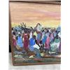 Image 6 : VINTAGE FRAMED PAINTING ON CANVAS, AND NEW YORK CENTRAL CANVAS