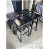 Image 2 : SET OF 4 WOODEN BAR STOOLS