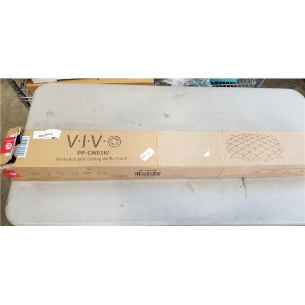 VIVO WHITE ACOUSTIC CEILING WAFFLE PANEL