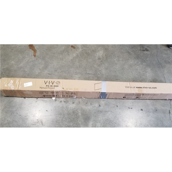 VIVO 80" MANUAL PROJECTOR SCREEN. 16:9