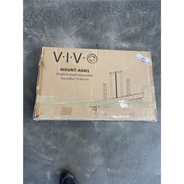 VIVO HEIGHT & DEPTH ADJUSTABLE SOUNDBAR TV MOUNT