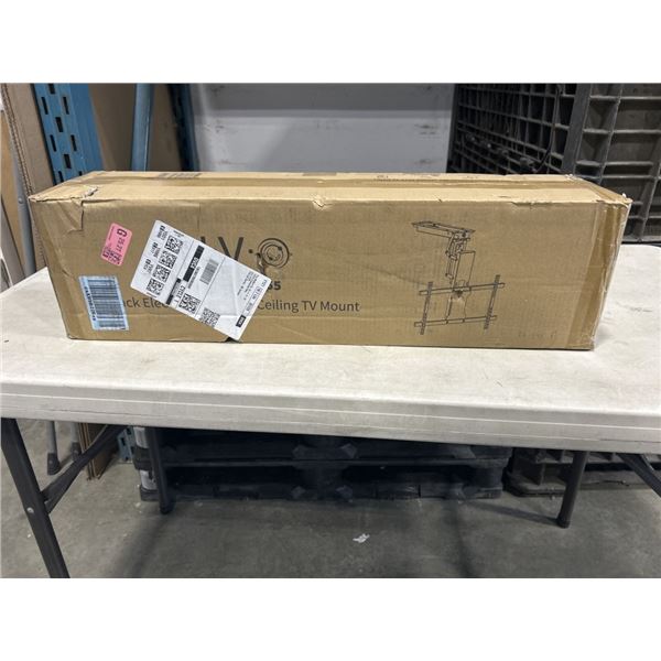 VIVO BLACK ELECTRIC FLIP DOWN CEILING TV MOUNT
