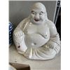 Image 2 : PORCELAIN BUDDHA FIGURE, LIDDED POT AND ASSORTED PORCELAIN SERVING ITEMS