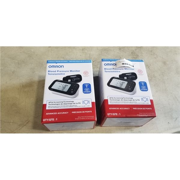 2 OMRON BLOOD PRESSURE MONITORS