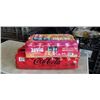 Image 1 : 24 PACK ZEVIA SODA  AND 32 PACK COCA COLA ZERO SUGAR. A COUPLE CANS MAY BE MISSING