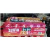 Image 2 : 24 PACK ZEVIA SODA  AND 32 PACK COCA COLA ZERO SUGAR. A COUPLE CANS MAY BE MISSING