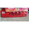 Image 3 : 24 PACK ZEVIA SODA  AND 32 PACK COCA COLA ZERO SUGAR. A COUPLE CANS MAY BE MISSING