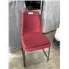Image 2 : SET OF 3 FABRIC STACKING CHAIRS