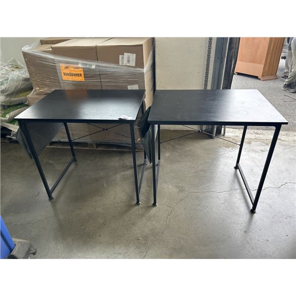 2 SMALL WORKSTATION DESKS