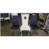 Image 1 : 3 ULTRA MODERN SIDE CHAIRS