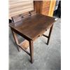 Image 2 : SOLID WOOD WRITING DESK WITH GALLERY