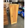 Image 2 : WALNUT SOLID WOOD 4 DRAWER SMALL DRESSER AND PINE SINGLE DOOR CABINET