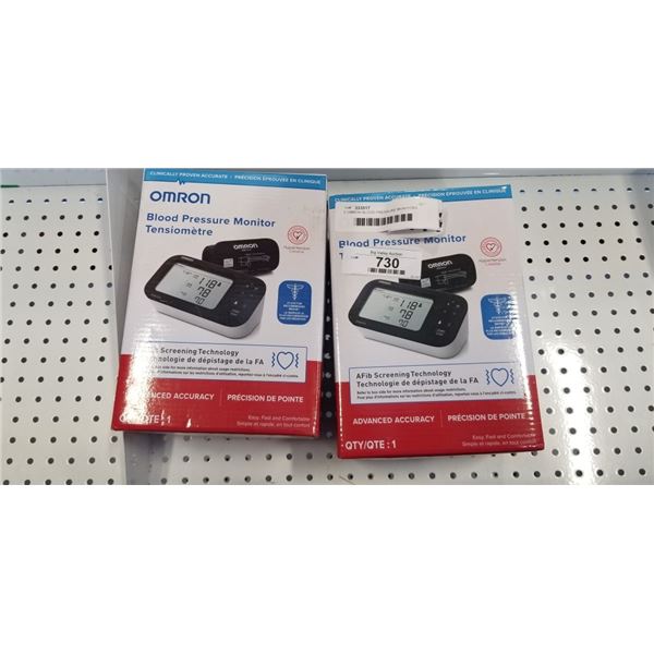 2 OMRON BLOOD PRESSURE MONITORS