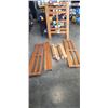 Image 1 : SINGLE WOODEN BED FRAME