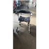 Image 1 : DRIVE FOLDABLE WALKER WITH BASKET