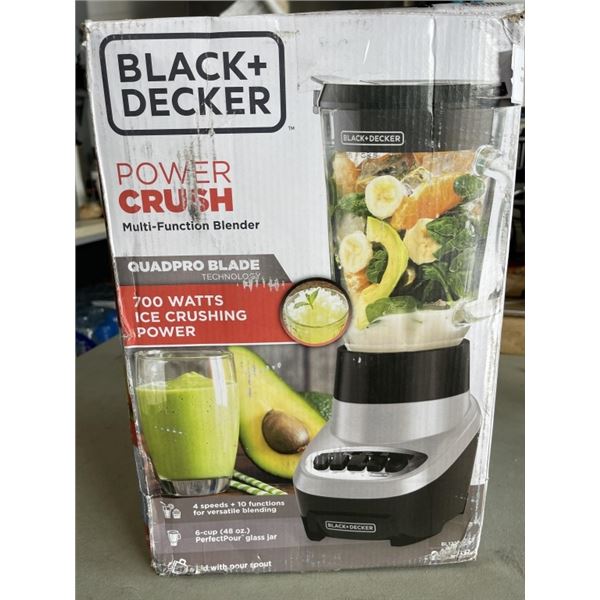 BLACK AND DECKER 6-CUP 700W COUNTERTOP BLENDER - TESTED WORKING