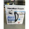 Image 2 : HAMILTON BEACH 1L COMPACT ELECTRIC GLASS KETTLE - TESTED WORKING