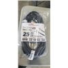 Image 1 : HEAVY DUTY 25 FT BLACK LIGHTED EXTENSION CORD. 10AWG/3C