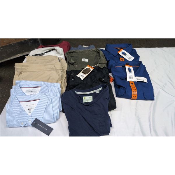 LOT OF MEN'S XL CLOTHING WITH TAGS SIZE XXL