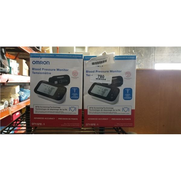 2 OMRON BLOOD PRESSURE MONITORS