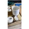 Image 3 : 2 KEYBOARDS AND PORCELAIN MUGS, BOWL ETC