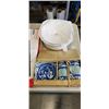 Image 5 : 2 KEYBOARDS AND PORCELAIN MUGS, BOWL ETC