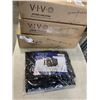 Image 1 : 2 VIVO WHITE DUAL MONITOR DESK STANDS, VIVO TRIPLE MONITOR DESK STAND, AND VIVO BLACK 40" TO 43" FLA