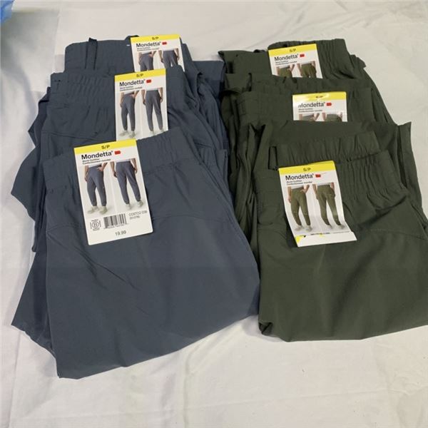 SIX NEW MONDETTA MEN'S SMALL PANTS