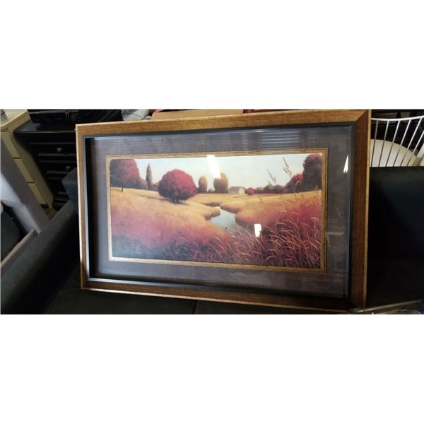 FRAMED JAMES WIENS GOLDEN GRASSES PRINT