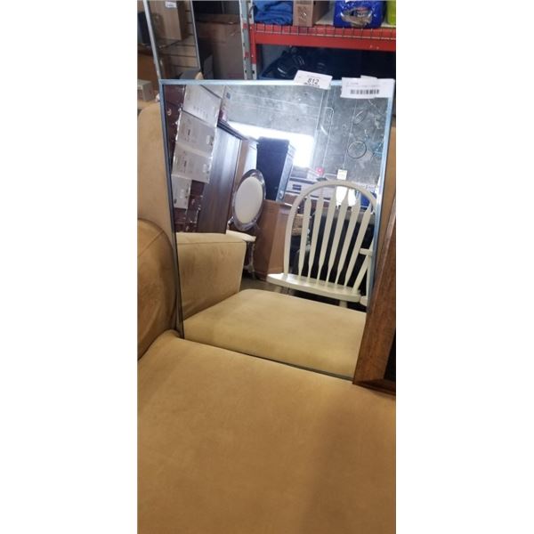 NEW STAINLESS FRAMED COMMERCIAL WALL  MIRROR 18X24