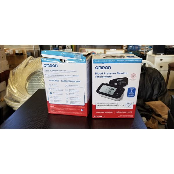 2 OMRON BLOOD PRESSURE MONITORS