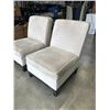 Image 3 : PAIR OF MICROFIBRE ACCENT CHAIRS