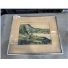 Image 1 : EARL 1930'S WATERCOLOR PAINTING SIGNED WITH ARTIST INFO ON BACK, APRAIED AT $100